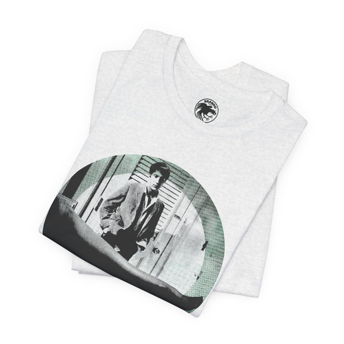 The Graduate (Mod Circle Graphic with Vintage Print Effect/Dustin Hoffman/Anne Bancroft/Mrs. Robinson)
