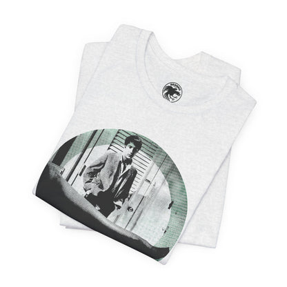 The Graduate (Mod Circle Graphic with Vintage Print Effect/Dustin Hoffman/Anne Bancroft/Mrs. Robinson)