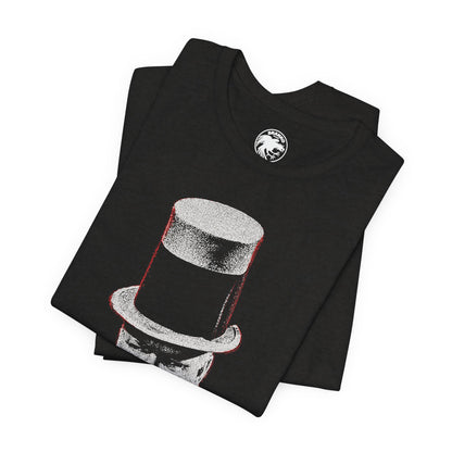W.C. Fields (Playing Cards/Graphic with Vintage Rock Tee Effect)