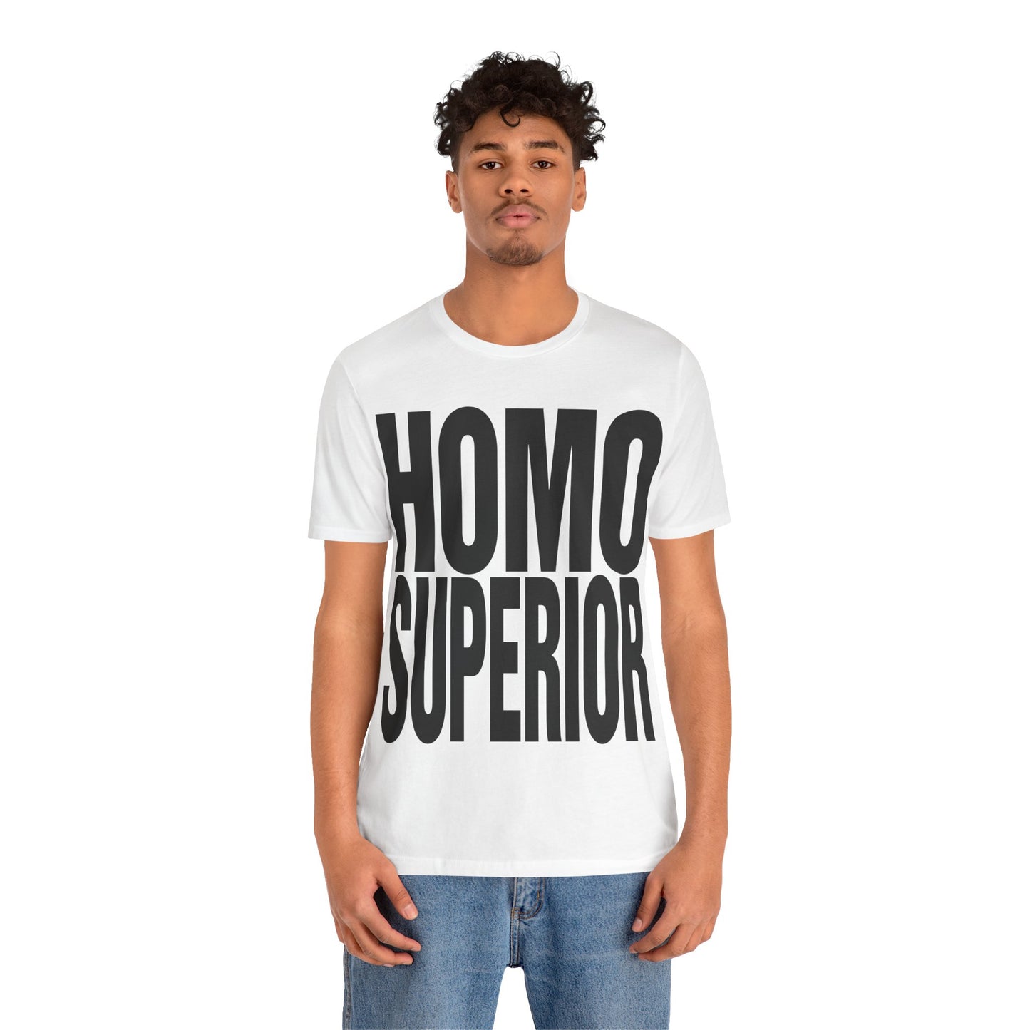 Homo Superior (Katharine Hamnett Style Oversized Graphic)
