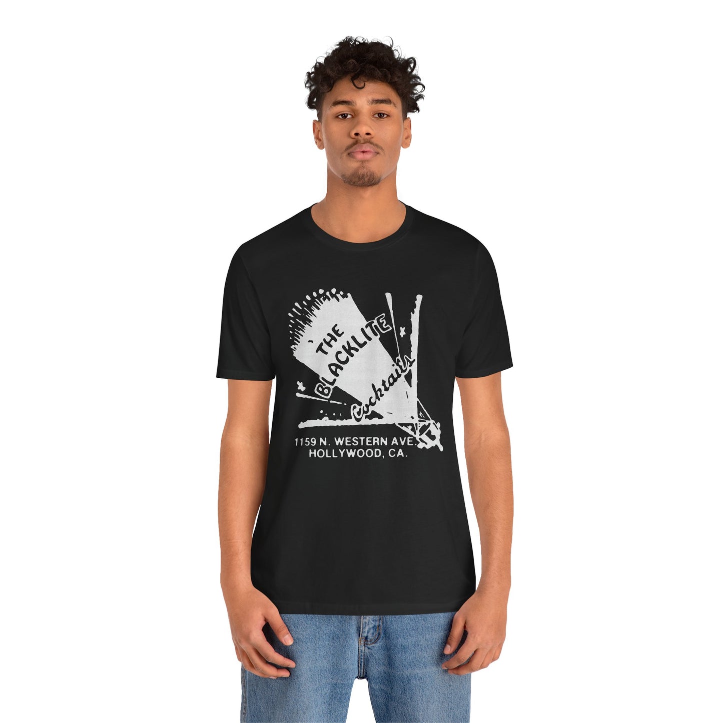 The Blacklite (Hollywood Gay and Trans Dive Bar/Matchbook Graphic with Vintage Print Effect)