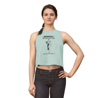 Monokel Crop Top(Early 1930's Berlin Germany Lesbian Bar/Closed by Nazis in 1933/Translation: Monocle The Women's Bar)