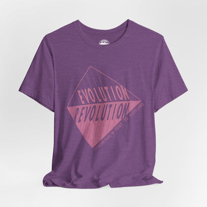 1992 Cleveland Pride (Replica Lesbian, Gay and Bi Pride Shirt/Cleveland Gay Pride/Evolution Revolution)