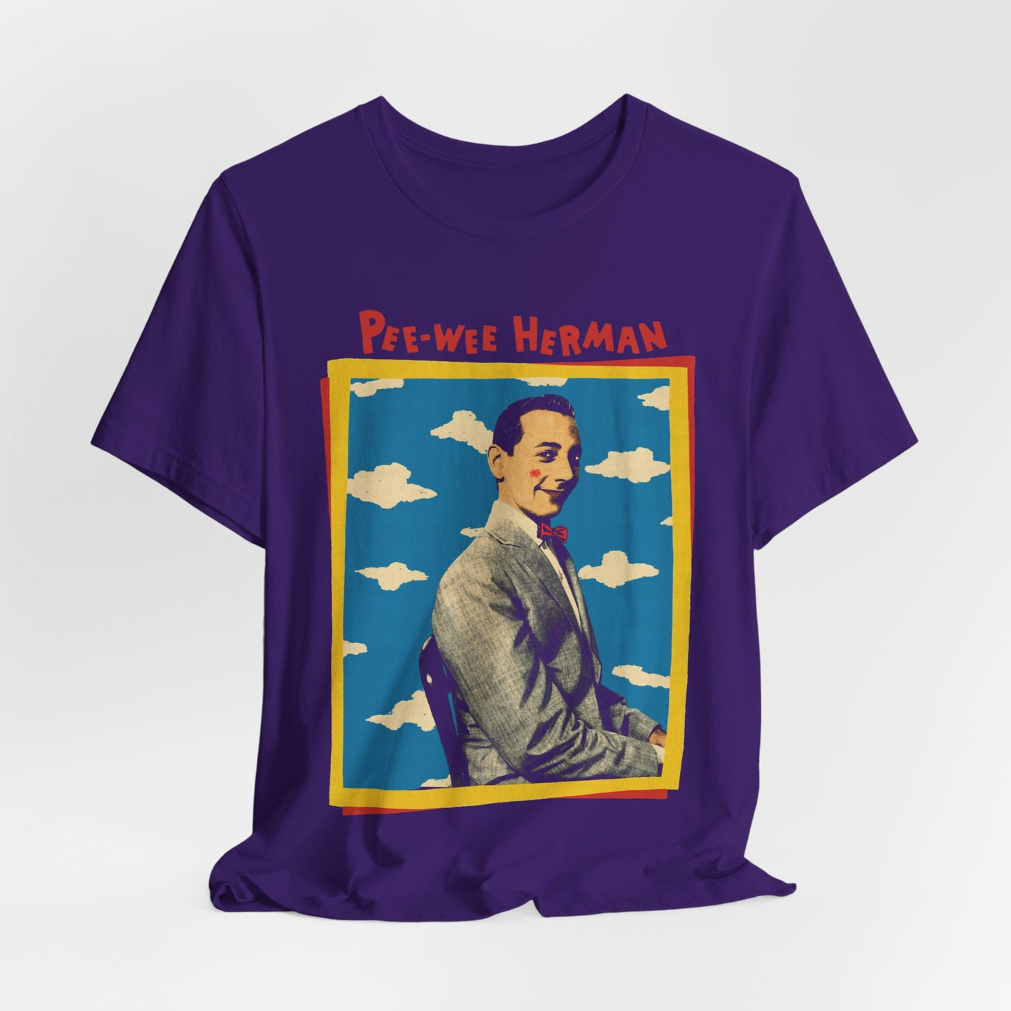 Pee-wee Herman (Replica 80's Promo Shirt with Vintage Print Effect)