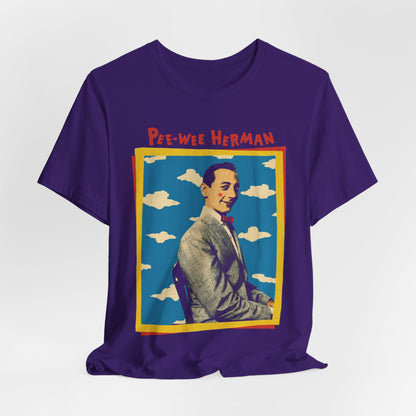 Pee-wee Herman (Replica 80's Promo Shirt with Vintage Print Effect)