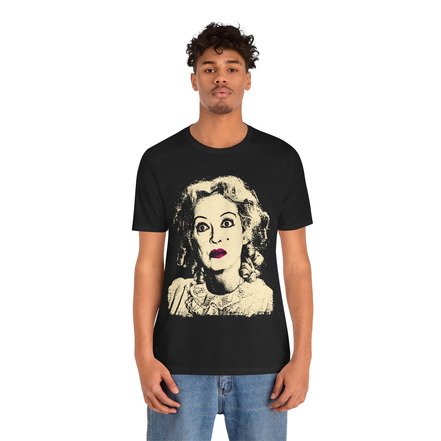 What Ever Happened to Baby Jane? (Graphic with Vintage Print Effect/Bette Davis as Baby Jane)