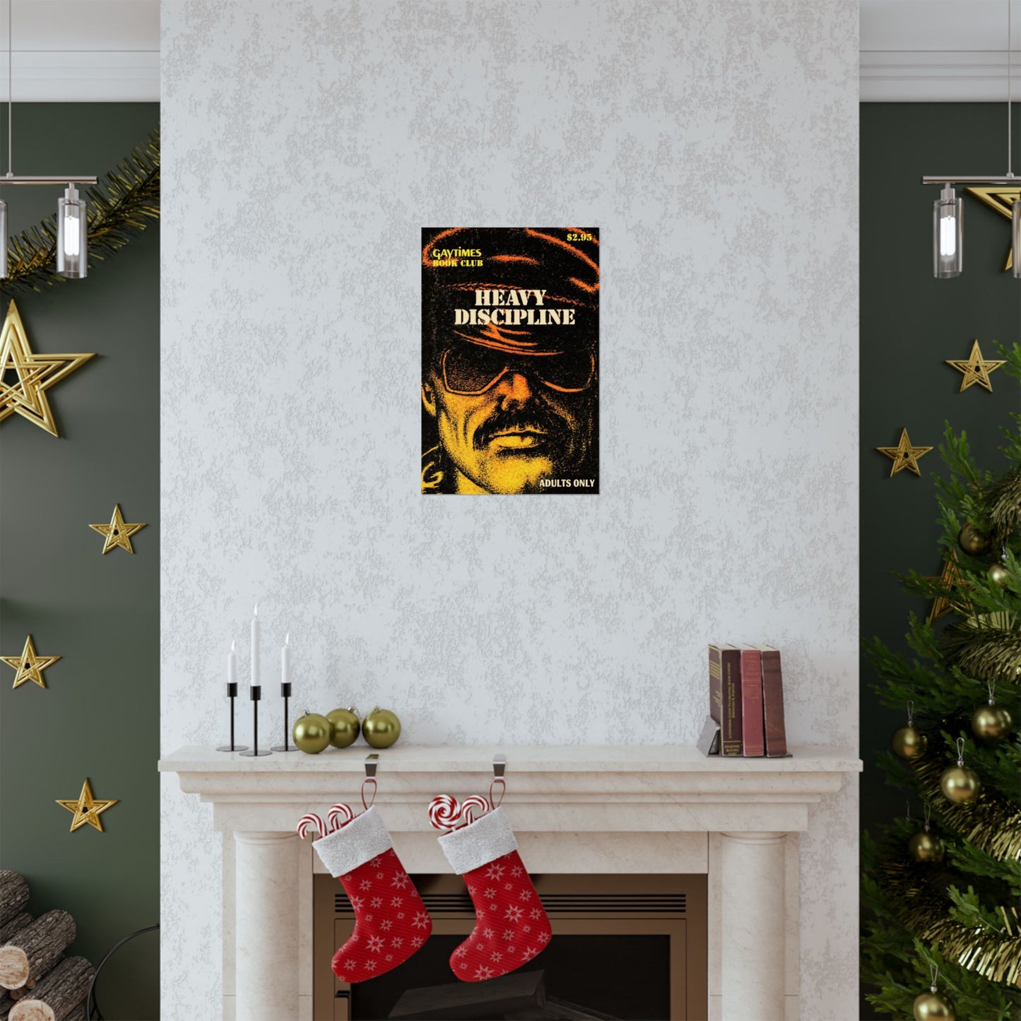 Heavy Discipline (70's Gay Pulp Novel Art Poster)