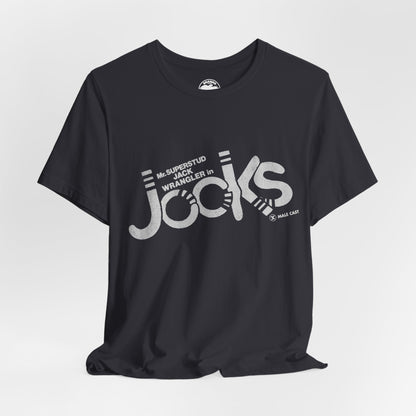 Jock's (Replica 70's Gay Adult Film Promo Tee/Jack Wrangler/70's Gay Porn)