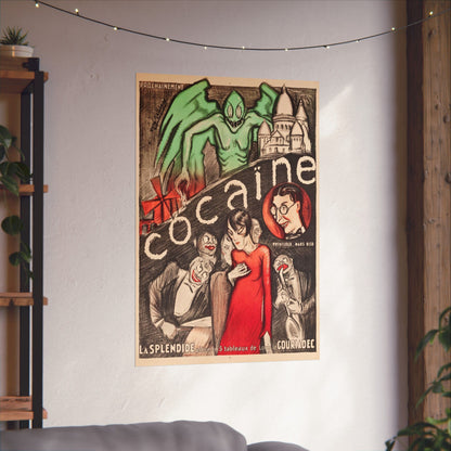 Cocaine (Theatre Poster Reprint (c. 1925) French Grande/Play by Louis Gouriadec)