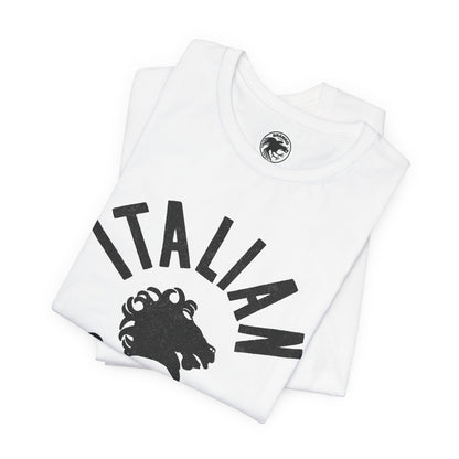 Italian Stallion (Rocky Shirt/Replica Logo with Vintage Print Effect/Rocky Balboa)