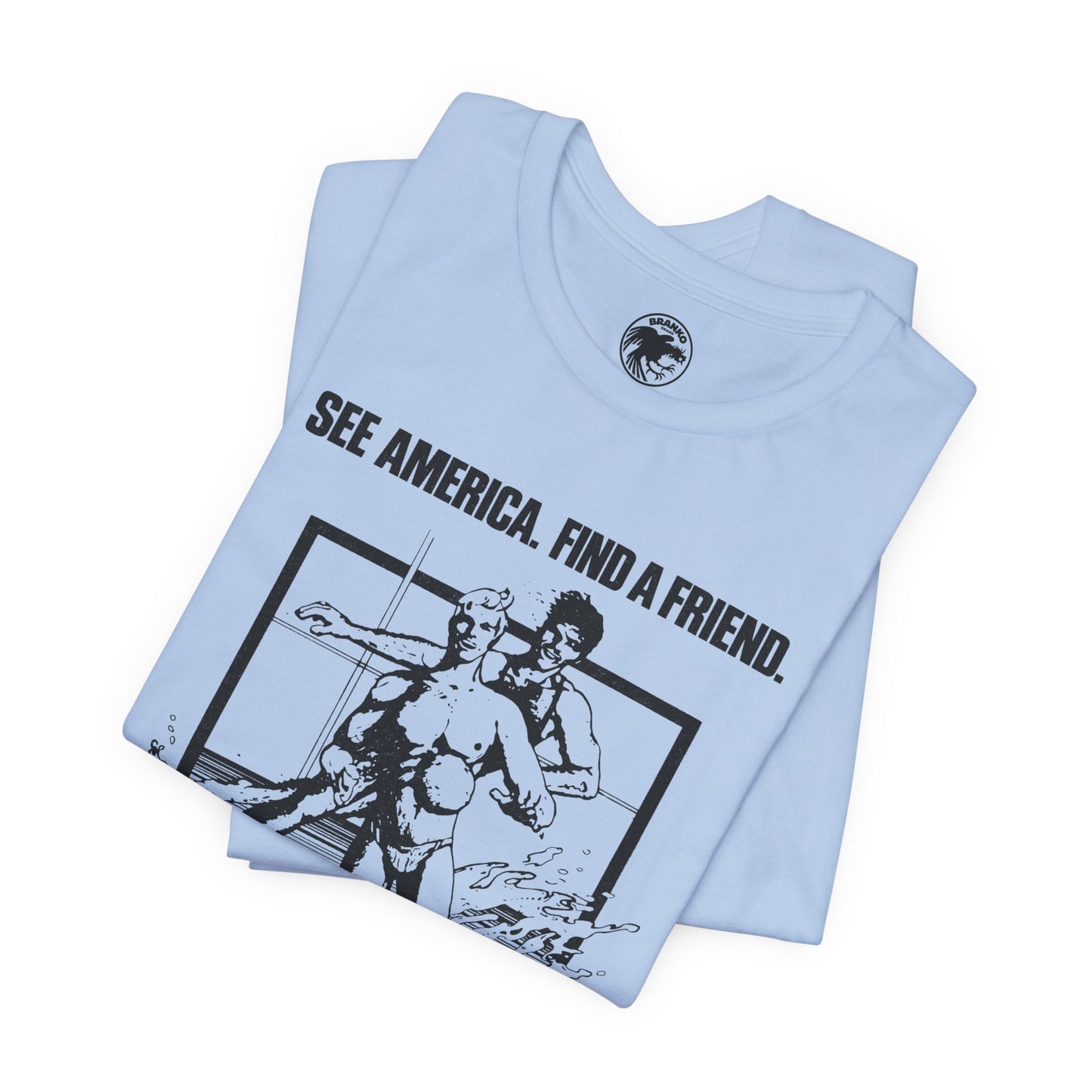 1981 Bob Damron’s Address Book (Replica Promo Shirt/See America. Find a Friend.)