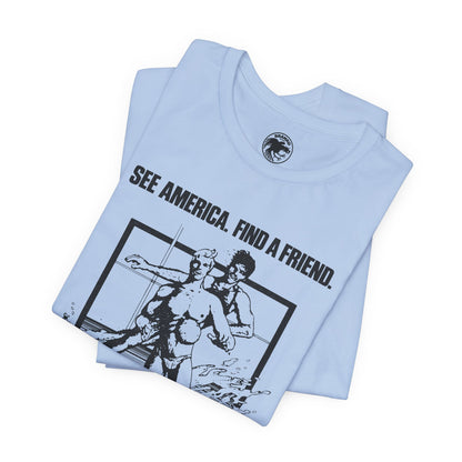 1981 Bob Damron’s Address Book (Replica Promo Shirt/See America. Find a Friend.)