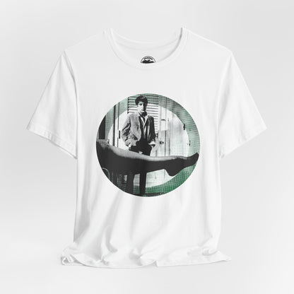 The Graduate (Mod Circle Graphic with Vintage Print Effect/Dustin Hoffman/Anne Bancroft/Mrs. Robinson)