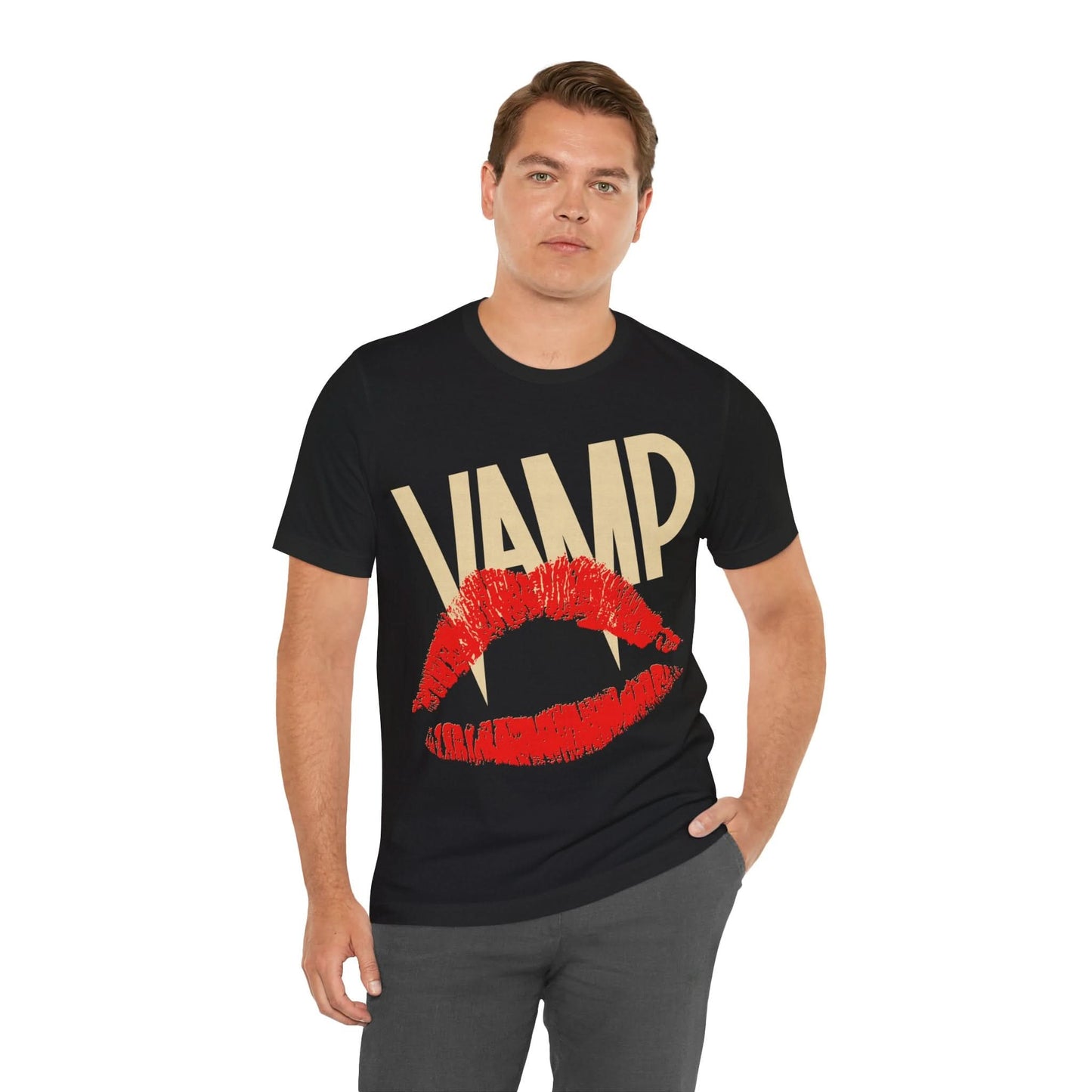 Vamp (1986 Grace Jones Promo Poster Image/Vampire Fangs/Vampire Shirt)