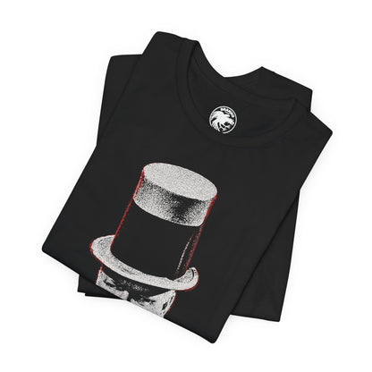 W.C. Fields (Playing Cards/Graphic with Vintage Rock Tee Effect)