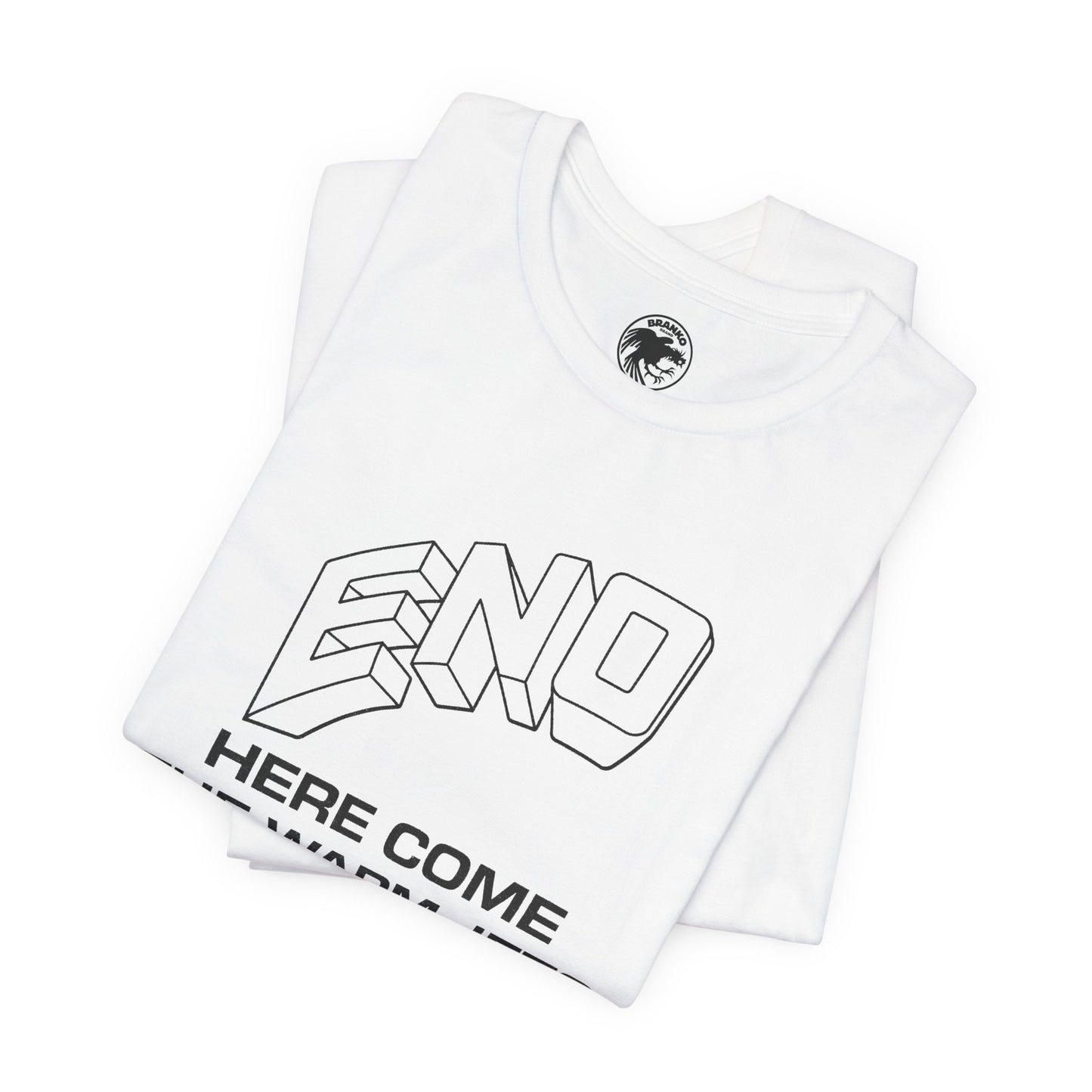 Brian Eno (Replica Early 70's Here Come the Warm Jets Promo Shirt/Eno Warm Jets)