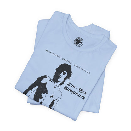 Saugatuck Lodges (Replica Souvenir T-Shirt/Michigan Gay Resort/60's to 80's)