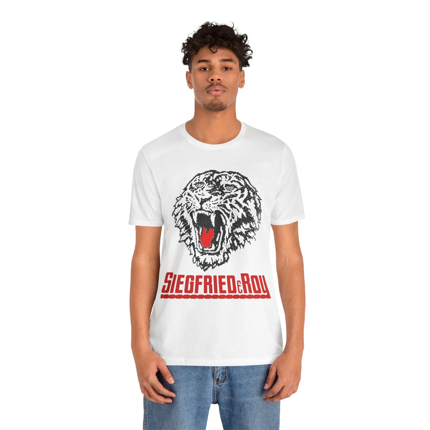 Siegfried & Roy  (Merch Label Tiger with Vintage Print Effect)