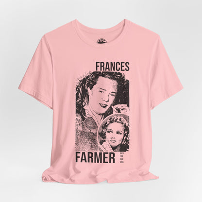Frances Farmer Died for Our Sins (Graphic with Vintage Print Effect)