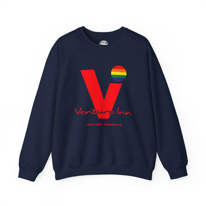 Venture Inn Sweatshirt (Philadelphia Gay Bar/1973-2016/90's Logo with Vintage Print Effect)