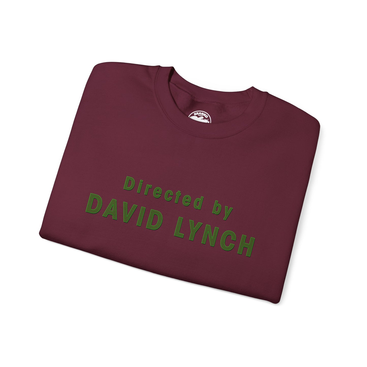 Directed by David Lynch Sweatshirt (Twin Peaks Font/David Lynch Shirt)
