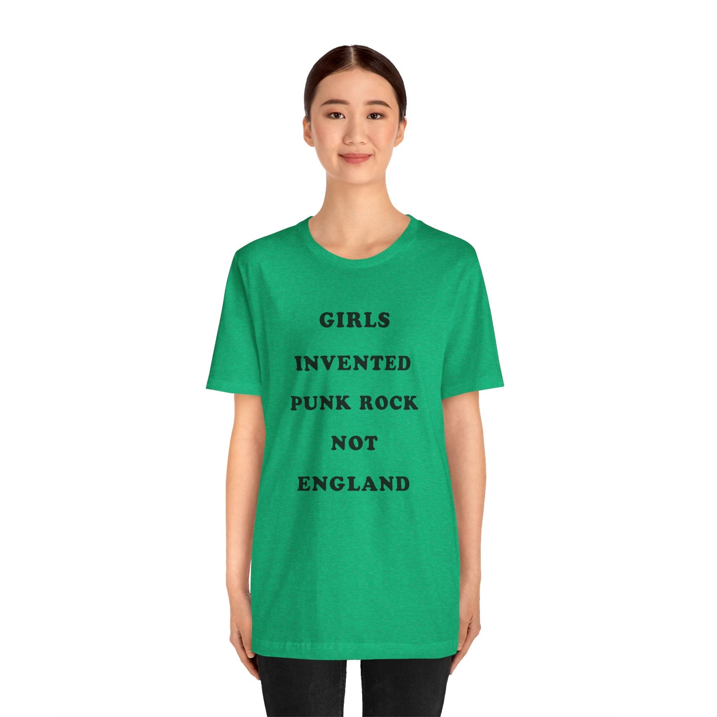 “Girls Invented Punk Rock, Not England”  (Replica Kim Gordon Sonic Youth Tee)