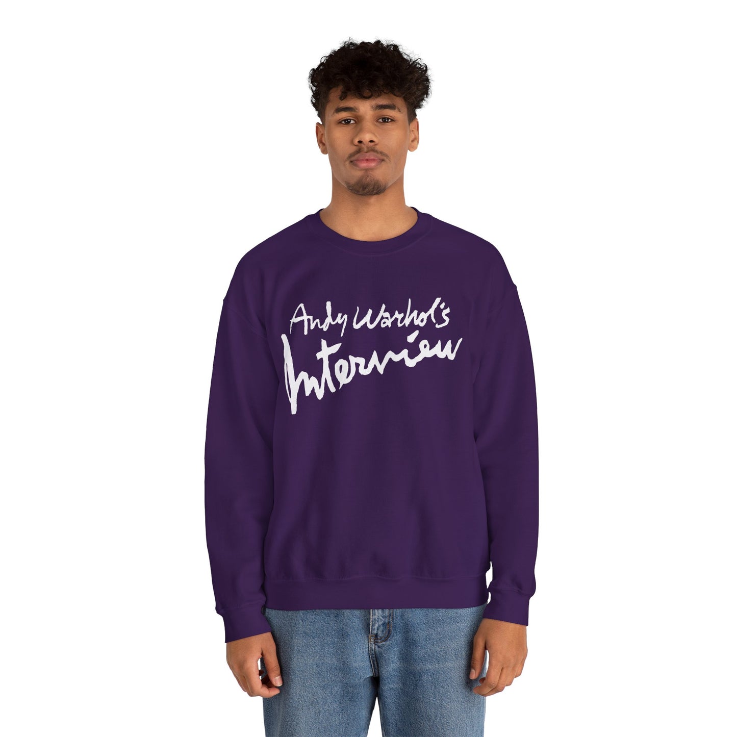 Interview Magazine Logo Sweatshirt (Replica Promo Sweatshirt/Andy Warhol's Interview Magazine)