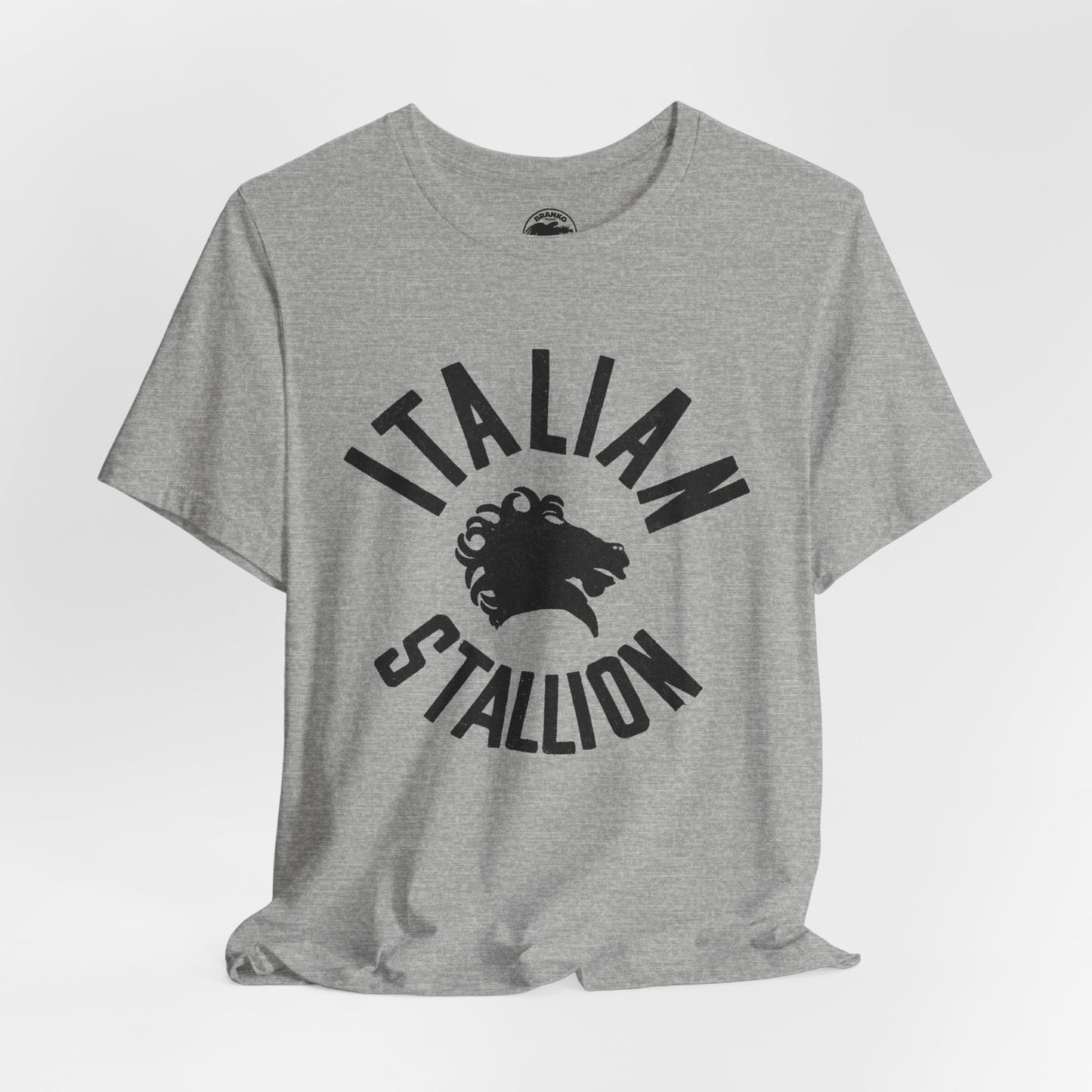 Italian Stallion (Rocky Shirt/Replica Logo with Vintage Print Effect/Rocky Balboa)
