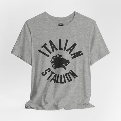 Italian Stallion (Rocky Shirt/Replica Logo with Vintage Print Effect/Rocky Balboa)