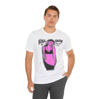 Nina Hagen (Replica New York New York Promo Tee with Vintage Punk Effect/Nina Hagen Shirt)