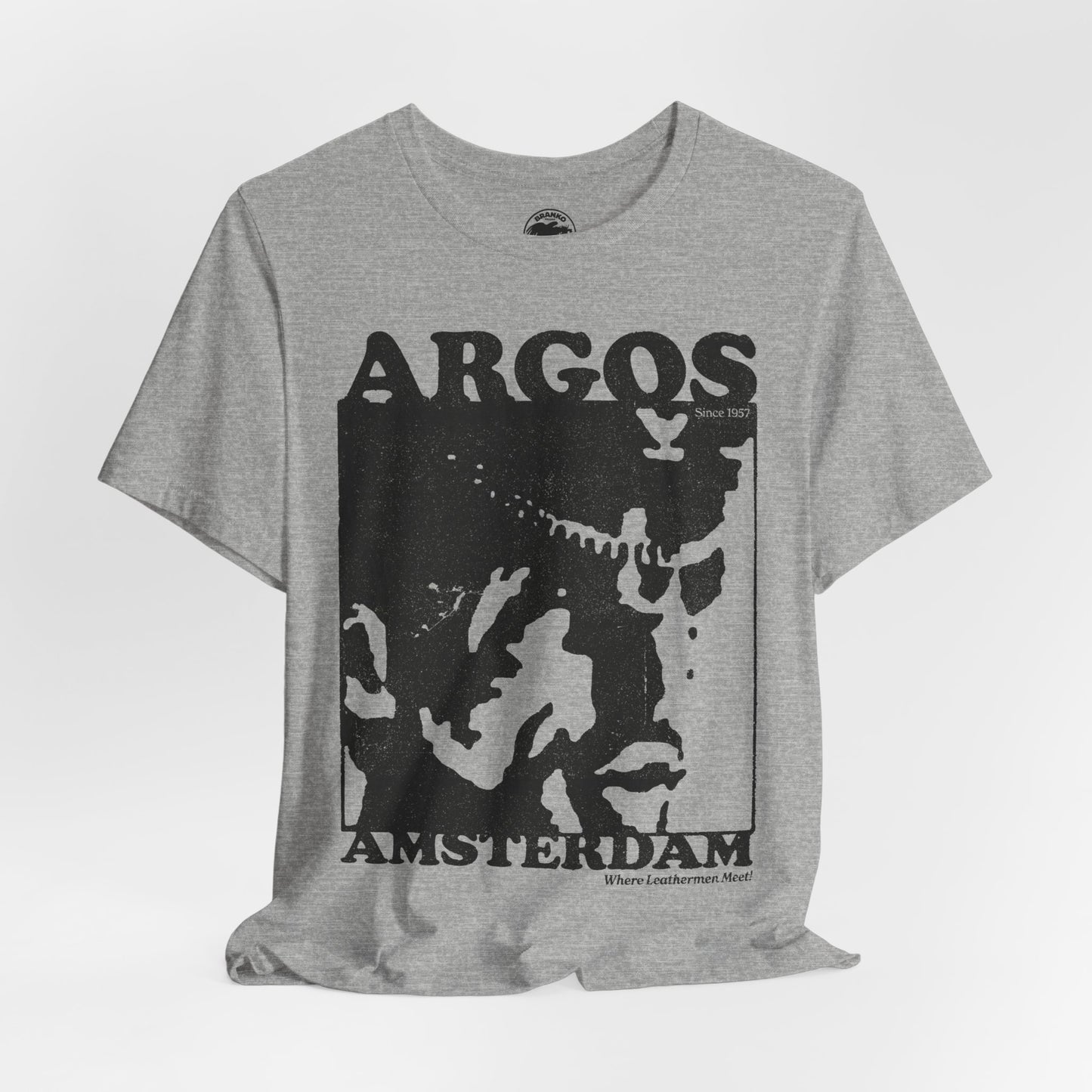 Argos (Iconic Amsterdam Leather Bar 1957-2015/Where Leathermen Meet/Logo with Vintage Effect)
