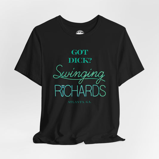 Swinging Richards (Atlanta Gay Male Strip Club/1966-2012/Replica Promo Shirt)