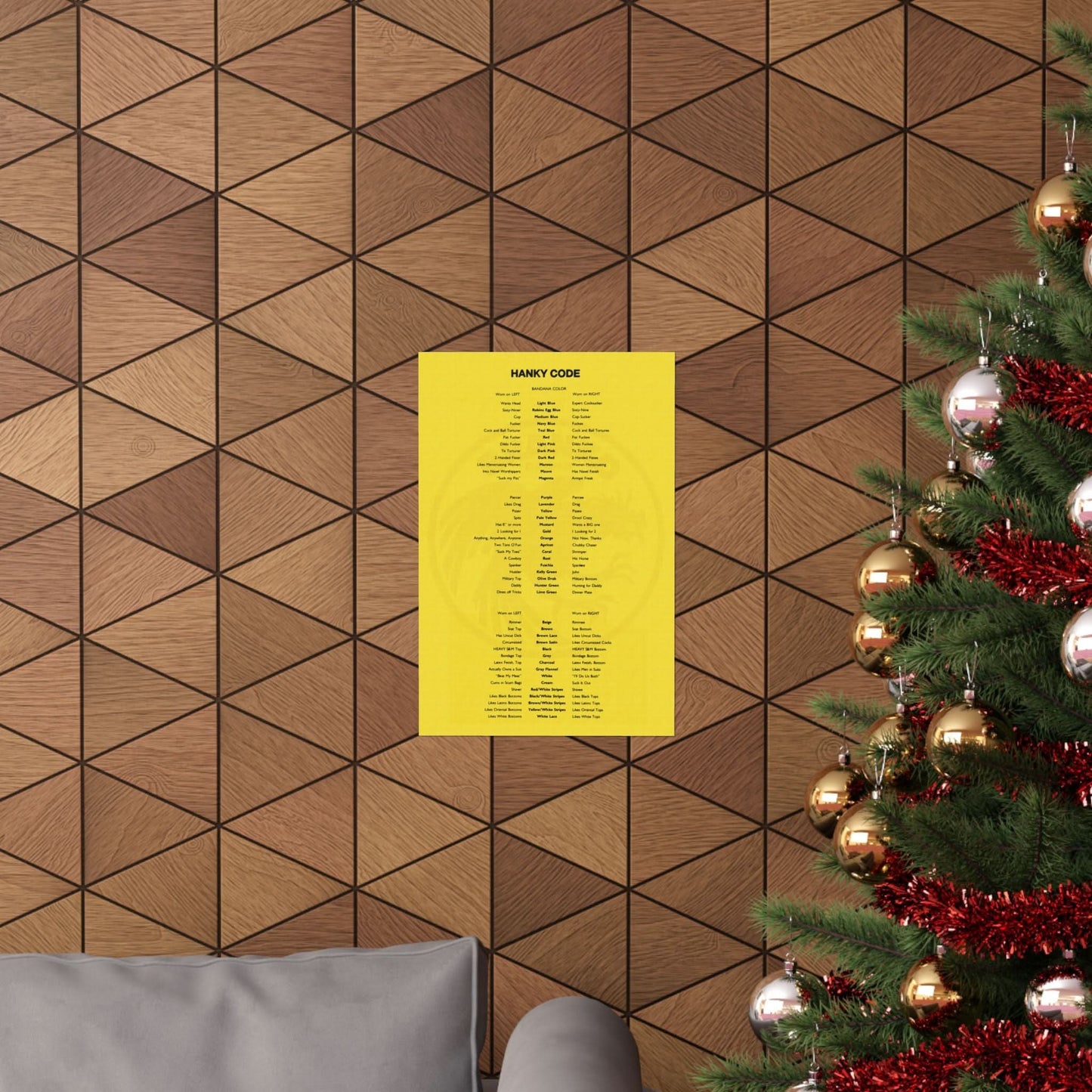 Hanky Code Poster (Branko Brand Gay Hanky Code Poster)