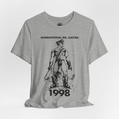1998 International Mr. Leather (Replica Promo Shirt/Gay Leatherman Contest/Vintage Gay Leather)