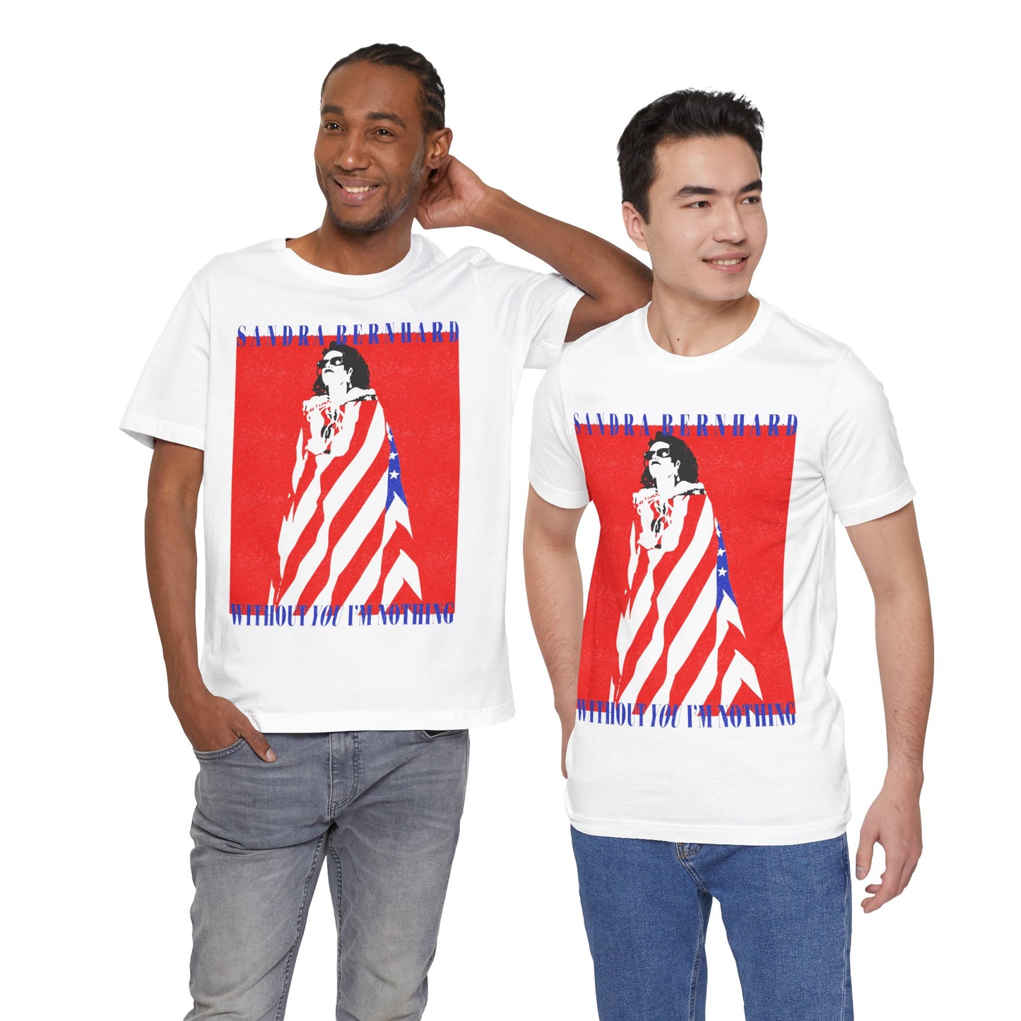 Sandra Bernhard (Replica Without You I’m Nothing Promo Tee/Vintage 90's Print Effect)