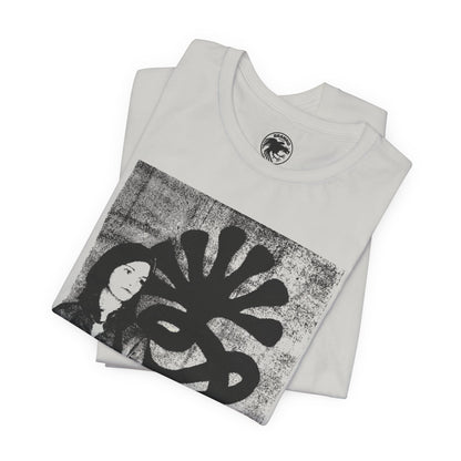 Patty Hearst as "Tania" (Graphic with Vintage Print Effect)