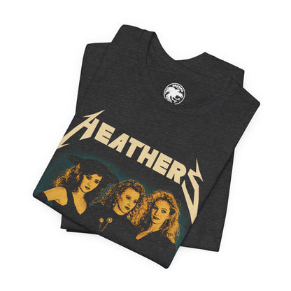 Heathers (Metal Tee Edition/Heathers Graphic with Vintage Metal Vibe)