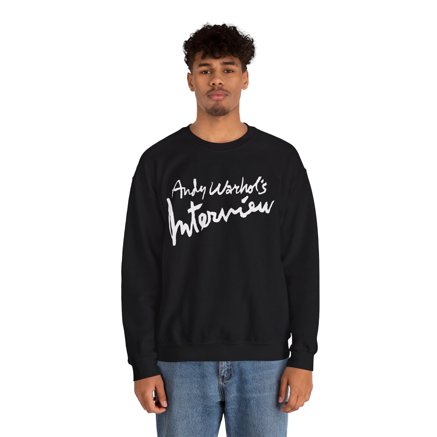 Interview Magazine Logo Sweatshirt (Replica Promo Sweatshirt/Andy Warhol's Interview Magazine)