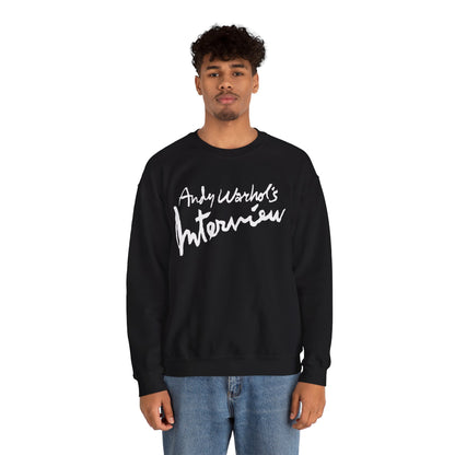 Interview Magazine Logo Sweatshirt (Replica Promo Sweatshirt/Andy Warhol's Interview Magazine)