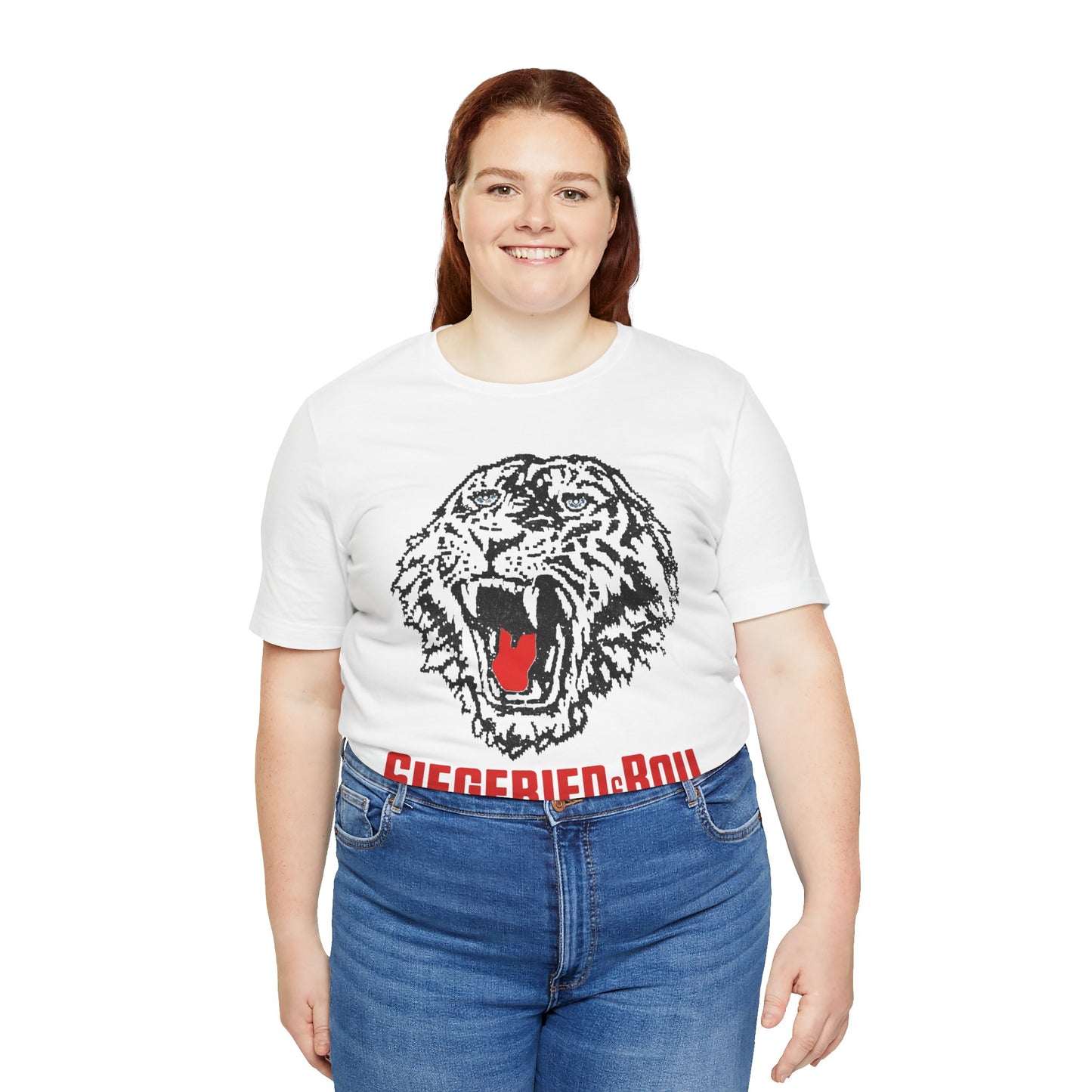 Siegfried & Roy  (Merch Label Tiger with Vintage Print Effect)