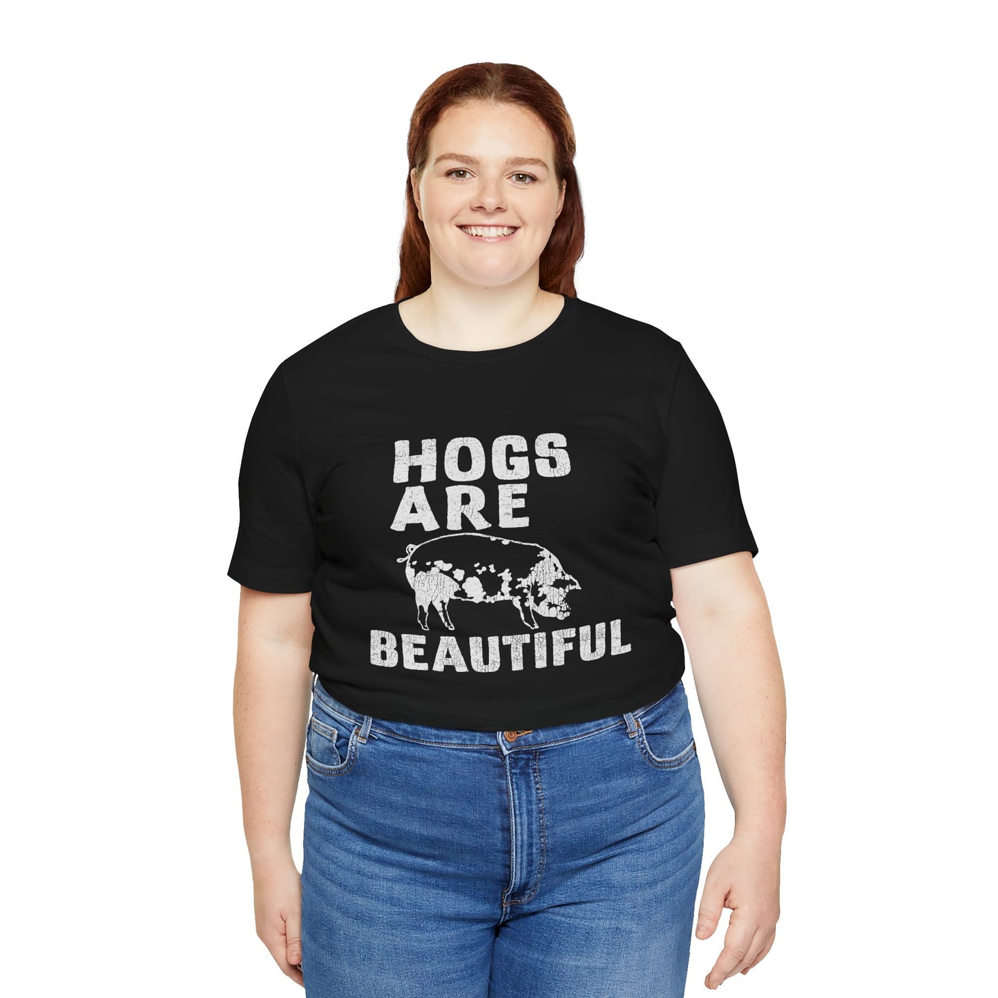 Hogs are Beautiful (Replica 70's Harley Davidson Rider Novelty Shirt)