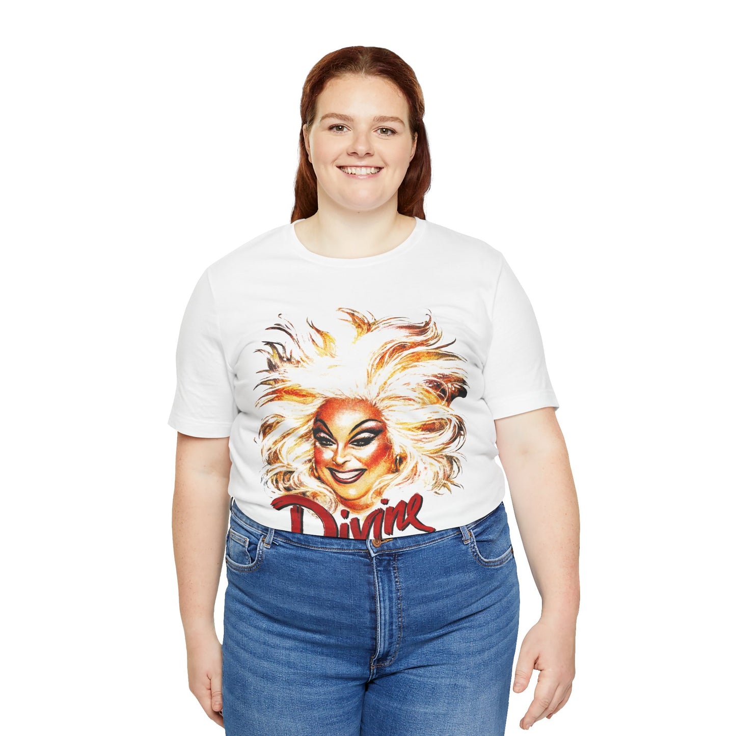 Divine (Replica 80's Tee with Vintage Print Effect)