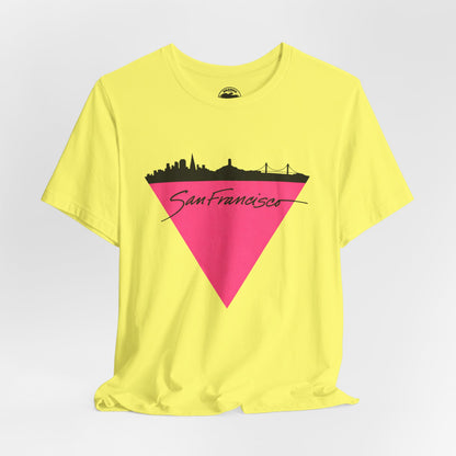 San Francisco (Replica 80's Pink Triangle Gay Pride Tee)