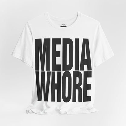 Media Whore (Katharine Hamnett Style Oversized Graphic)