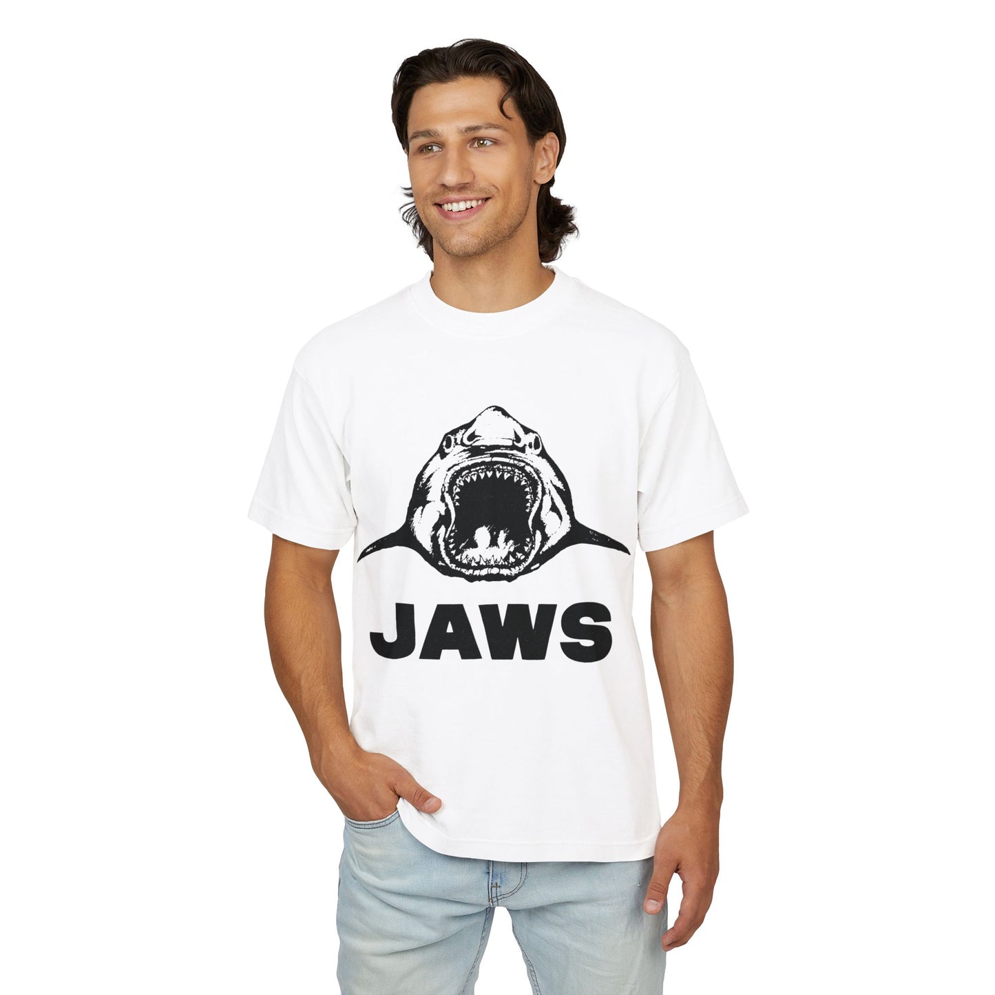 Jaws Replica Cast and Crew Shirt (Special Edition Boxy Heavy Tee/260 GSM/100% Combed Cotton)