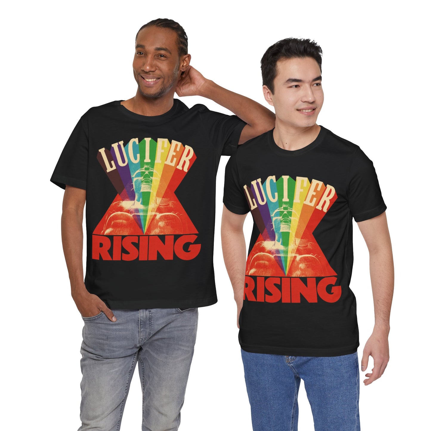 Lucifer Rising (Oversized Graphic with Vintage Print Effect/Kenneth Anger Shirt)