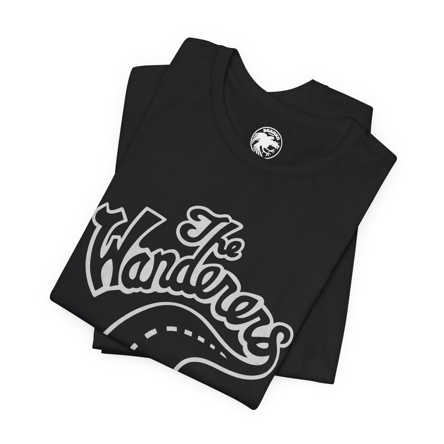 The Wanderers (Gang Jacket Logo in White with Vintage Print Effect)
