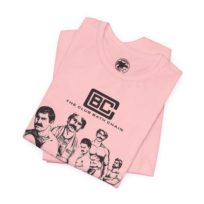The Club Bath Chain (Replica 70's Souvenir T-Shirt/Gay Bathhouse Chain)