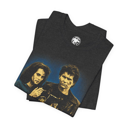 Heathers (Veronica and J.D. Graphic with 90's Rock Tee Effect)