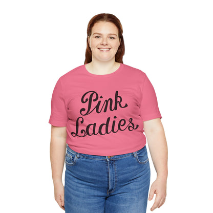 Pink Ladies (Grease Jacket Logo with Vintage Print Effect)